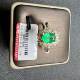 Natural emerald ring 5 x 7 925 silver finely inlaid natural colored gemstone jewelry