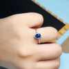 Natural colored sapphire Jiuyuan jewelry
