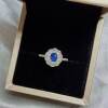 Natural Royal Blue Sapphire 925 Silver Ring