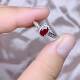 925 silver natural pigeon blood red ruby ring 4×6 natural colored gemstone jewelry