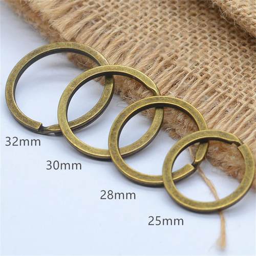 28/30/32mm复古配件 30mm古铜色钥匙扣圈35mm 环 81111扁圈外径 - 图3