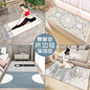 Bedside carpet thickened bedroom living room carpet high-end bedside sofa coffee table blanket striped foot mat bay window floor mat