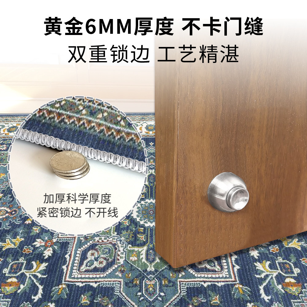 Indoor and outdoor carpet door mats that are stain-resistant and dirt-resistant, dust-removing Persian simple style door mats