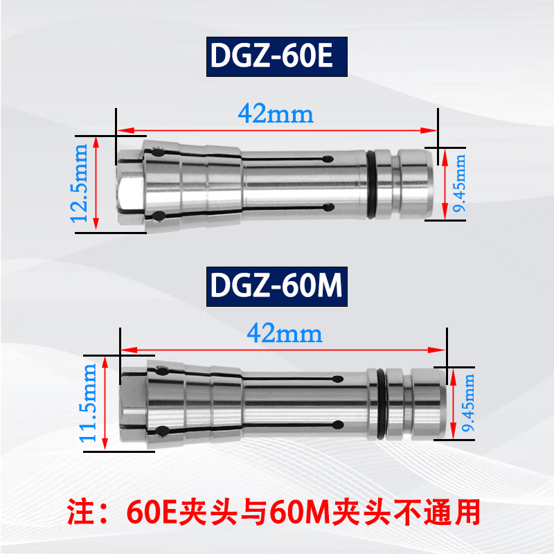 263504夹头60E精雕机60M电主轴大可科隆成型雕刻钻孔机筒夹速锋 - 图1