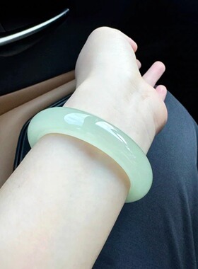 浅晴水手镯冰晴水绿镯子