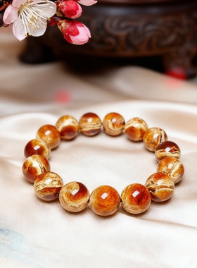 精选天然根珀手串文玩女孩手链