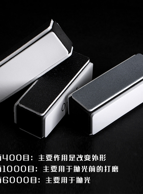 海绵抛光条镜面金属银饰星月菩提