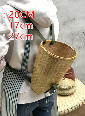 定制竹编制品收纳筐小竹筐背篓