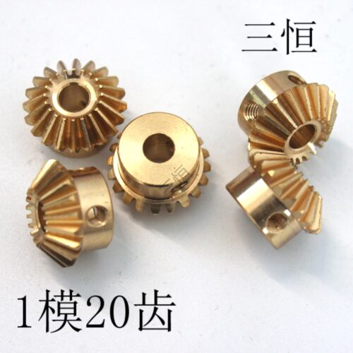 直伞齿锥齿轮45度1模20齿90度45号钢304不锈钢和铜标准孔568厂家 - 图0
