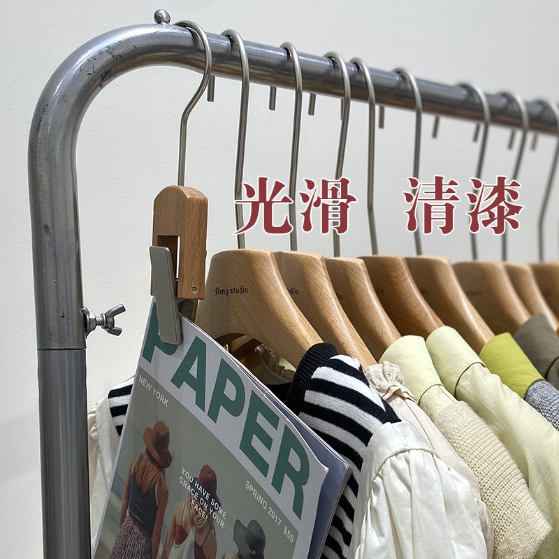 有油清漆男女装店配件丝巾围巾环S挂钩杂志夹木质鞋夹袜夹挂包包,淘宝优惠券,粉丝福利购,淘宝优惠卷