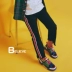 Quần áo bé trai của Nana Lala 2019 quần mới mùa xuân và mùa thu Phiên bản Hàn Quốc của quần jeans bé trai quần đơn - Quần jean quần bé trai nhung dày Quần jean