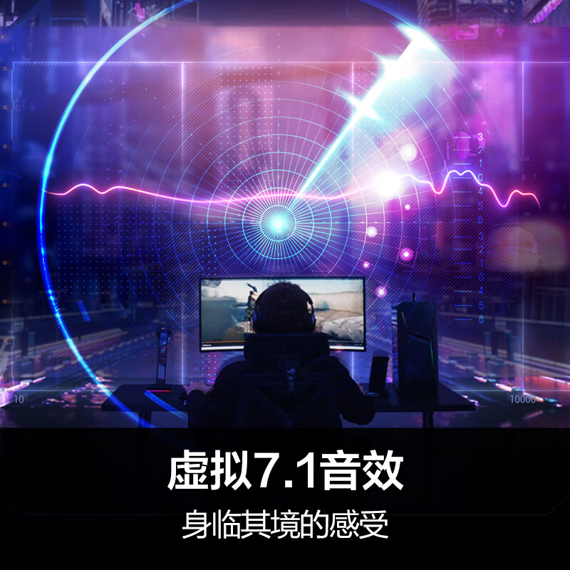 【品牌补贴15%】ROG棱镜2 白色 三模无线头戴式游戏耳机7.1华硕 - 图3