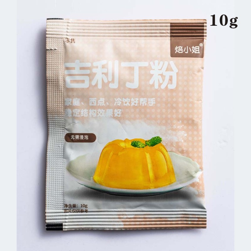 芝焙吉利丁粉食用明胶鱼胶片粉家用做果冻布丁烘焙慕斯蛋糕专用粉 - 图2