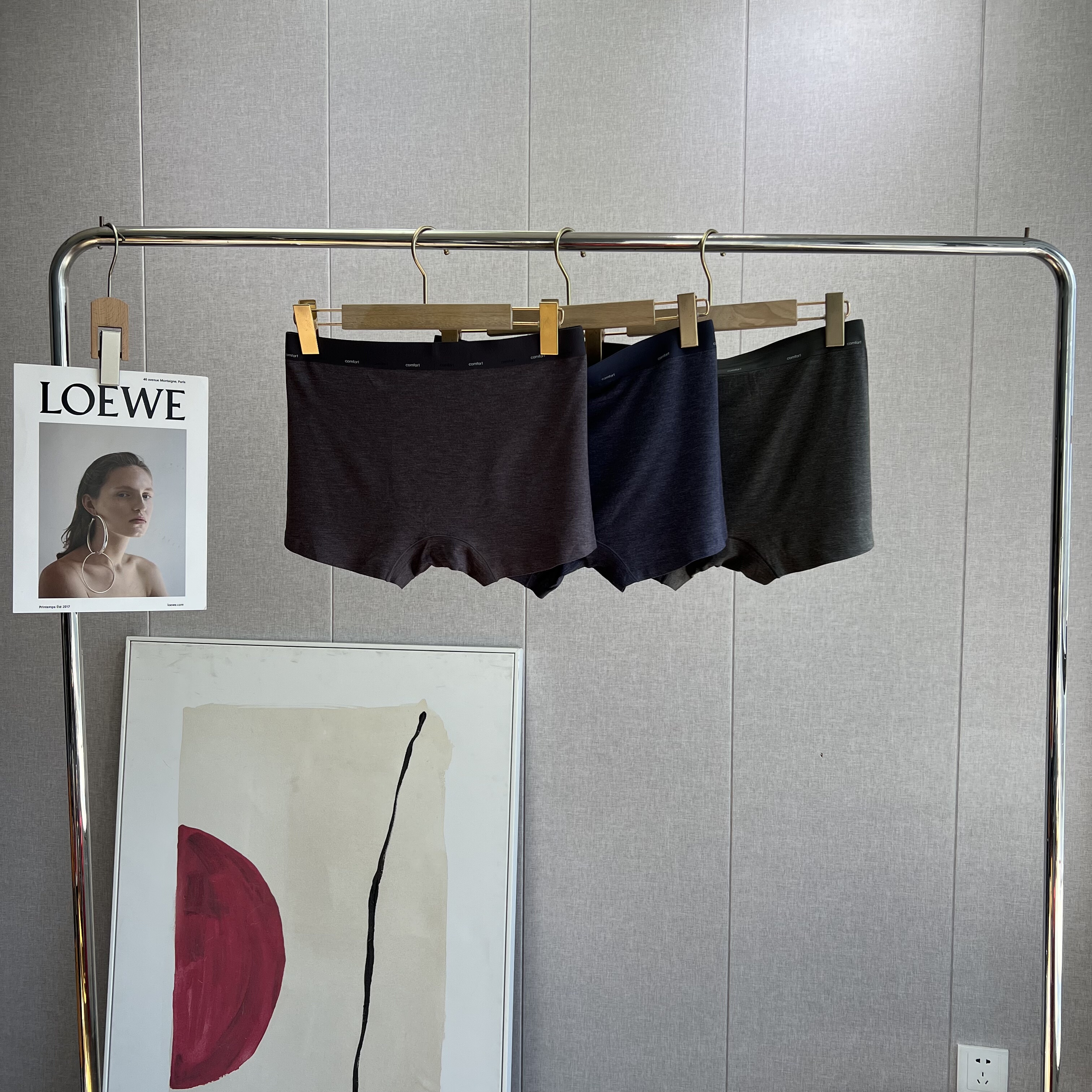 B家新款羊绒蛋白·滋养肌肤～吸湿保暖锁温男士平角裤 - 图3