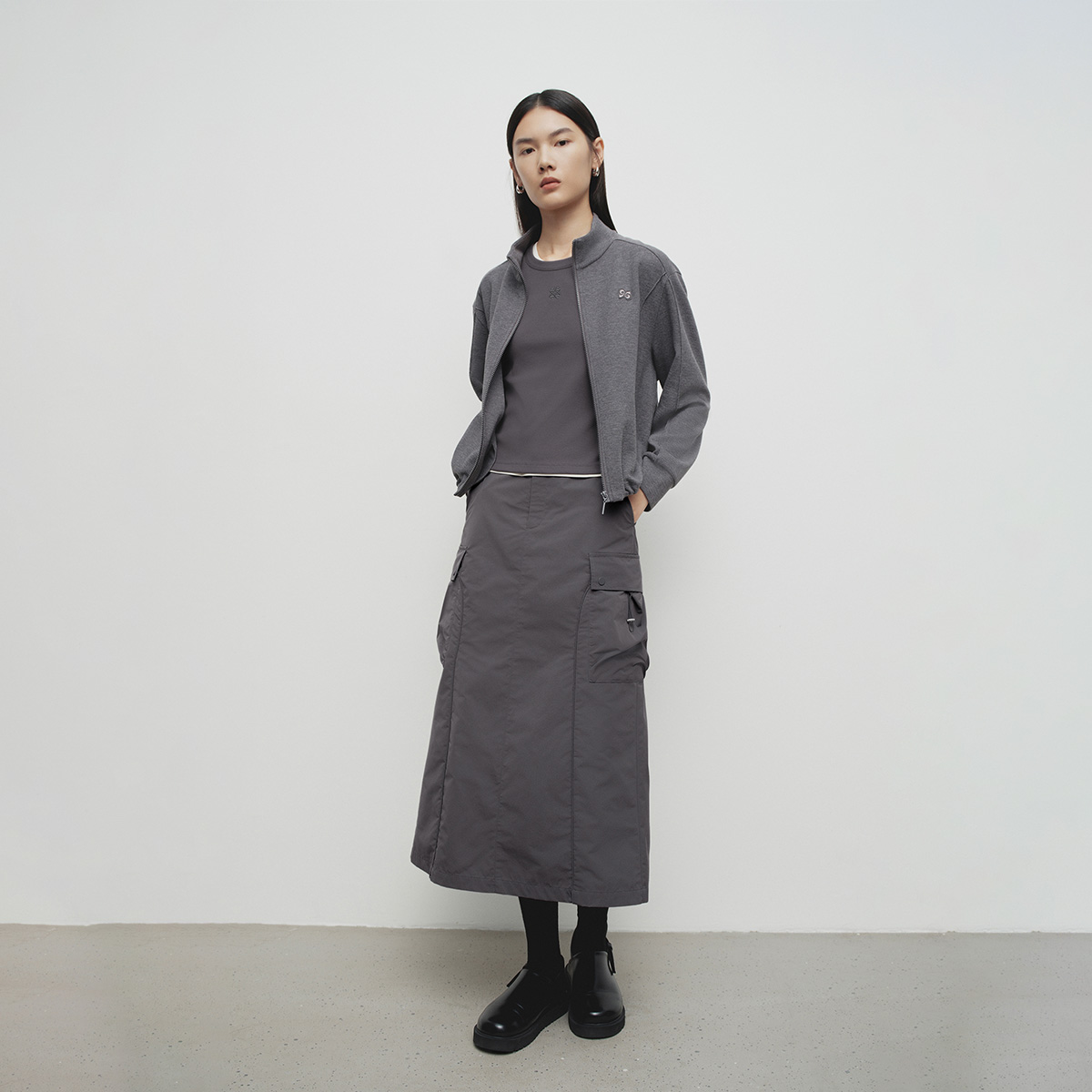 播商场同款修身刺绣背心女25春秋新品热辣性感上衣BDS1DD1573 - 图3