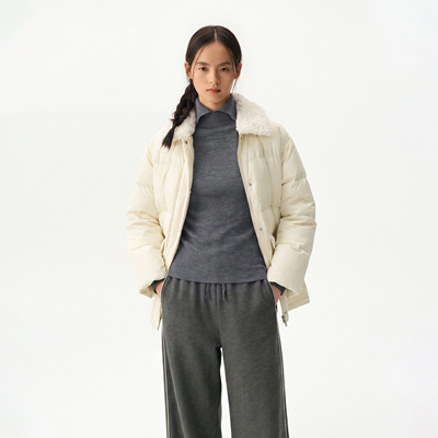 【90白鹅绒】播26秋冬新品H型短款羽绒服