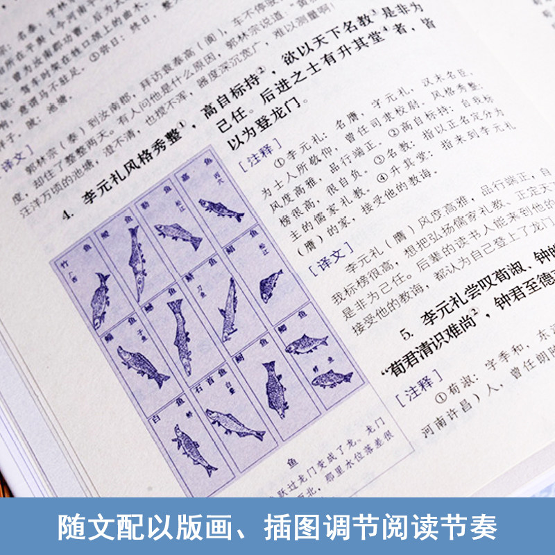申怡精讲古文观止+世说新语附赠笔记页古文观止附赠习题册国学经典笔记小说经典古文中高考常见文言文知识点学古文世说新语完整版