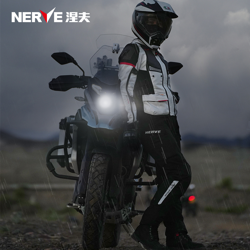 NERVE涅夫火山摩托车电加热骑行服拉力服男女士四季保暖防水防寒-图2