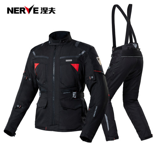 NERVE涅夫飓风骑行服男摩托车四季重机车摩旅拉力服套装冬季防水 - 图3