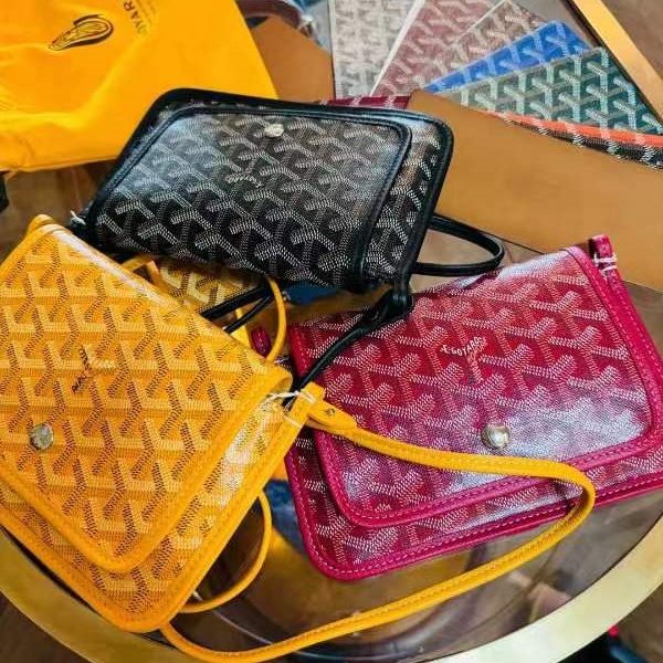 Goyard/戈雅女包plumet斜挎狗牙包woc邮差包信封翻盖单肩斜跨包包 - 图2