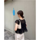 Hinari2025 ຕາຫນ່າງຫວານໃນລະດູຮ້ອນ ruffled ຊັ້ນເທິງ