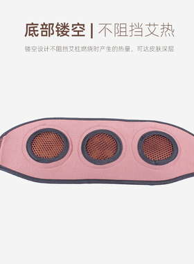 镂空三联艾灸盒随身灸热敷包家用腰腹部宫寒温灸盒罐祛湿寒通经络