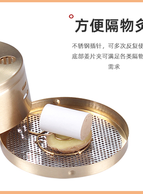 单个艾灸盒随身灸纯铜家用