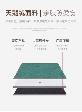足部三联五联布套随身灸艾灸衣纯铜盒竖插针温熏仪器脚底保暖神器
