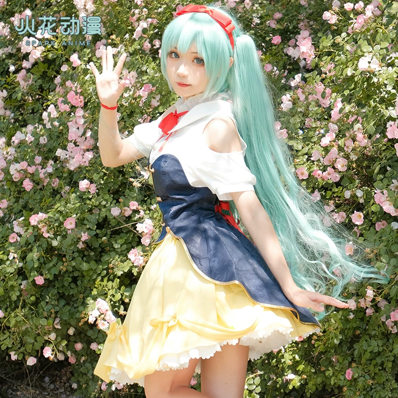 О в ㄦ ㄦ Vocaloid cos miku   osplay цепь