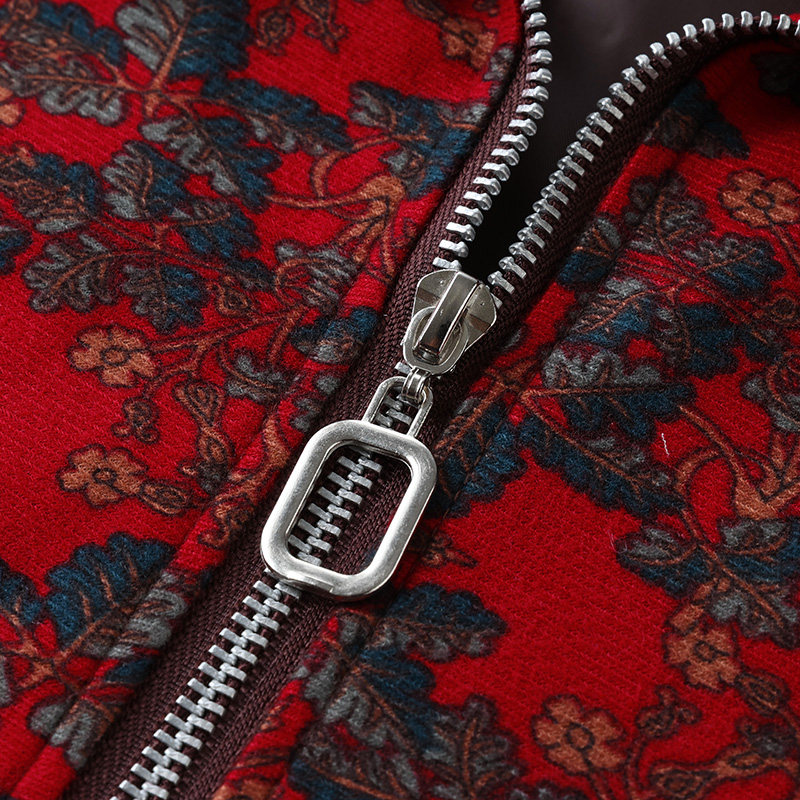 春秋装新款格子翻领短款夹克衫上衣中老年棒球服休闲妈妈女式外套,淘宝优惠券,粉丝福利购,淘宝优惠卷