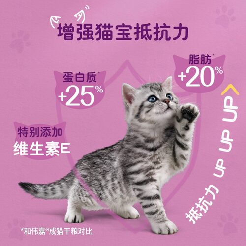 伟嘉猫粮幼猫孕猫维嘉海洋鱼蓝猫英短美短营养奶糕粮猫主粮1.2kg - 图1