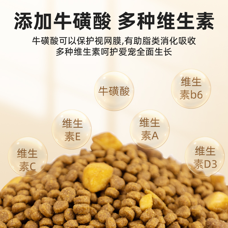 猫粮成猫20斤实惠装全价冻干幼猫5/10kg金多乐官方店正品增肥发腮 - 图2