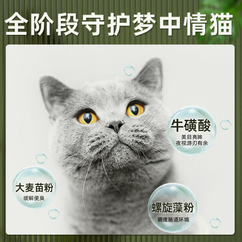 路斯全价猫粮10kg可选成猫幼猫通用型流浪猫营养冻干旗舰店20斤装-图1