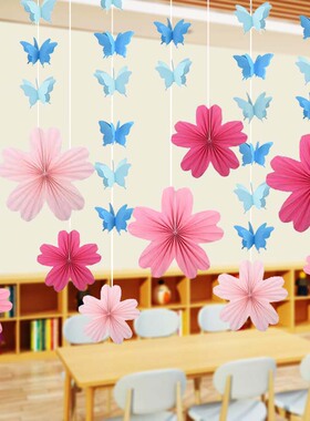 幼儿园装饰挂饰教室走廊环境节日布置商场活动氛围空中吊饰儿童房