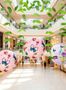 商场挂饰幼儿园装饰儿童房生日布置门店超市活动室内悬挂空中吊饰