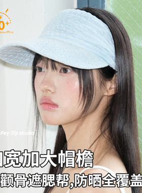 蕾丝发带帽时髦运动风空顶帽