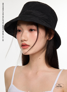 韩国设计云朵渔夫帽防晒盆帽