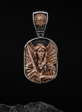 breathtime俄罗斯代购俄式美学艺术珠宝 米迦勒窗型吊坠