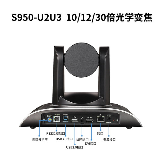 Tongsanwei S950 HD USB/SDI/DVI/HDMI видеоконференц-головка с 12/20/30-кратным зумом