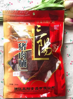 零食特产三阳猪肉脯干副片500g