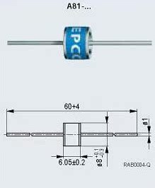 A81-C90X: 90V/2R/8*6直插陶瓷放电管 全新原装 质量保证 可直拍 - 图0