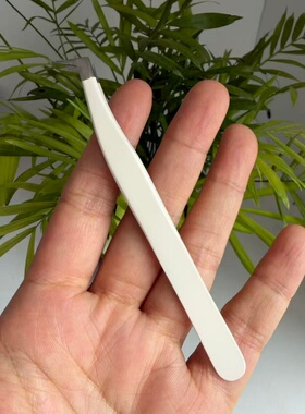 绿素假睫毛嫁接镊子美睫师嫁接假睫毛不锈钢专用夹子弯头小镊子