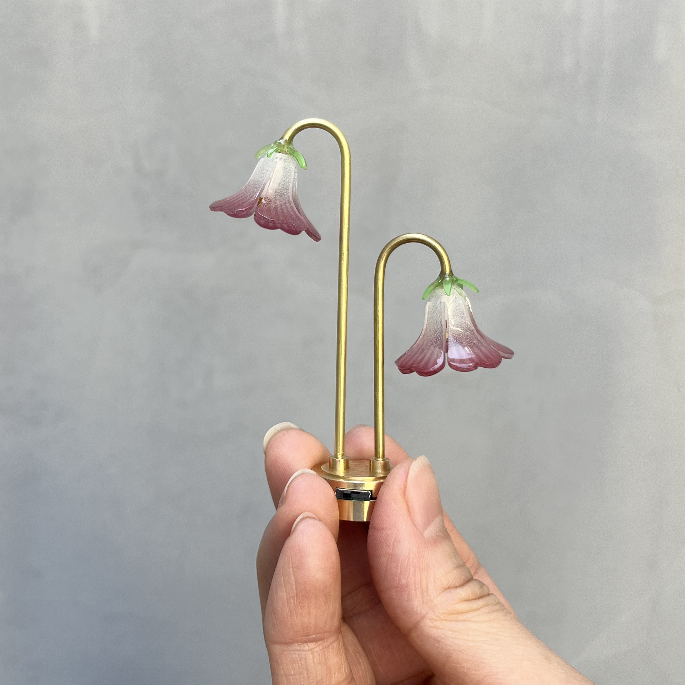 bjd娃屋摆件Blythe道具微缩模型o b 11迷你gsc棉花双头喇叭花灯,淘宝优惠券,粉丝福利购,淘宝优惠卷