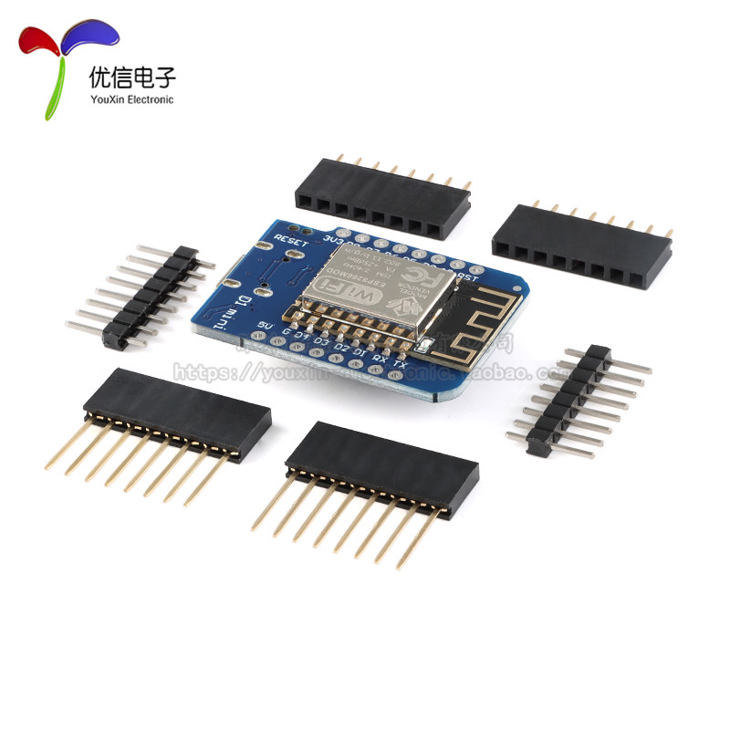 HW-350B/D1mini迷你版 WIFI基于ESP-12F开发板ESP8266模块USB接口 - 图1