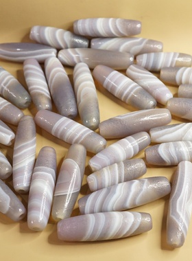 西亚几十年天然玛瑙天珠配珠一物一拍E总