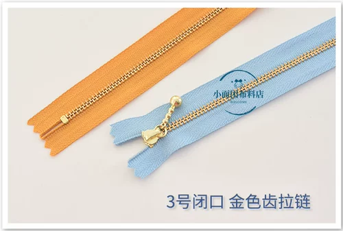 Япония Ykk Gold Drop Head № 3 закрытая металлическая молния 16cm25cm сумка Diy ручной работы 21 цветовой доход