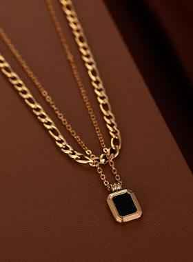 欧美跨界朋克风钛钢项链女百搭