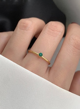 小号6号镶钻钛钢时尚戒指ring女