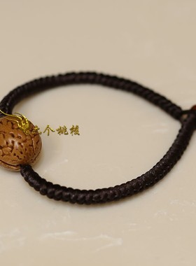 男士新款桃篮女士平安桃核手链