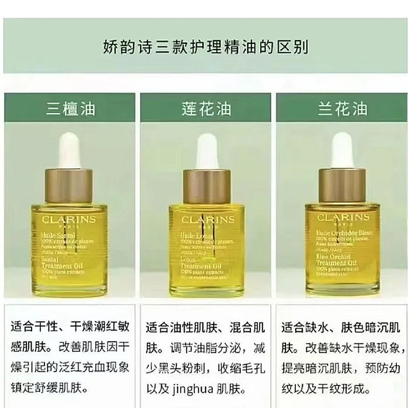 【正品行货】娇韵诗莲花舒颜护理油30ml莲花油面部精油护肤油保湿,淘宝优惠券,粉丝福利购,淘宝优惠卷